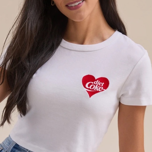 Altar'd State Tops - Altar’d State | Diet Coke Heart Baby Tee | Medium | NWT